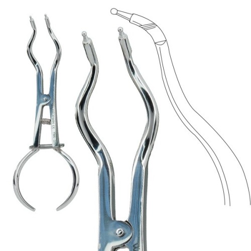Щипцы для коффердама с шариком Brewer TW4-275, Truewin / Пакистан