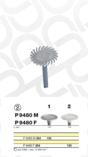 Полировочный бор по композиту 2-я ступень D+Z  / P 9480 F 204.130, Drendel + Zweiling DIAMANT GmbH, Германия 